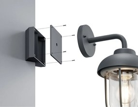 Corp de iluminat pentru exterior (înălțime 1 cm) Eckbefestigung – Trio