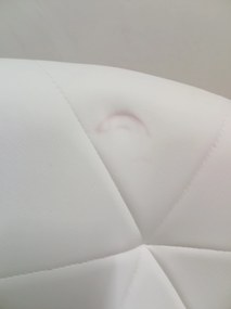 OFERTA Scaun de birou alb AVOLA din piele ecologica II. calitate