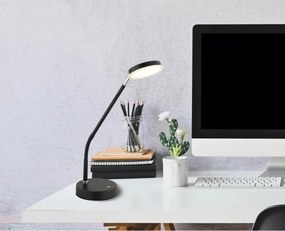 Globo 58504TS - Lampă de masă LED tactilă dimabilă SILVIO LED/6,5W/230V neagră