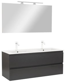 Mobilier complet de baie Vario Forte 120 antracit-antracit