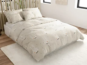 Lenjerie de pat din microfibra WHITE RABBIT, bej Dimensiune lenjerie de pat: 70 x 90 cm | 140 x 200 cm