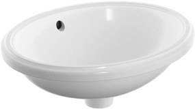 Geberit Variform lavoar 42x33 cm oval sub blat alb 500.749.00.2