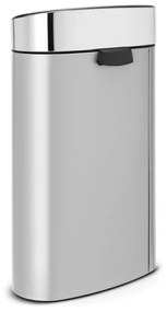 Cos de gunoi Brabantia Touch Bin New 650528, 40 L, Inchidere silentioasa si lina, Spate plat, Inox mat