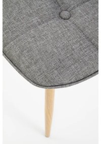Scaun de masă VELSOR, 1 buc., gri