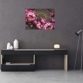 Tablou pe sticlă - Armonie (70x50 cm)
