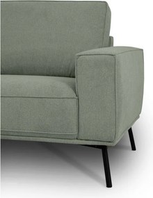 Colțar verde cu tapițerie din chenille (cu colț pe partea stângă/în formă de ”L”) Amsterdam – Scandic