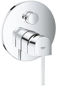 Grohe Plus Baterie cada dus incastrata, 3 iesiri, crom