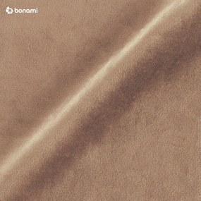 Pat boxspring galben ocru cu spațiu de depozitare 140x200 cm Flip – Ropez