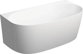 Cada freestanding compozit Omnires Valencia M+ BTW finisaj alb lucios 148x77 cm