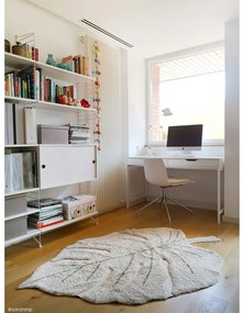 Covor pentru copii bej lavabil/țesut manual din bumbac 120x180 cm Monstera Natural – Lorena Canals