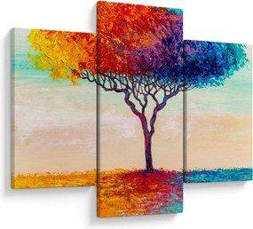 Tablou cu pom pictat (90x60 cm)