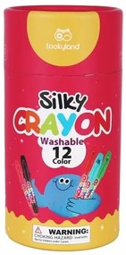 Set 12 culori creioane de colorat lavabile