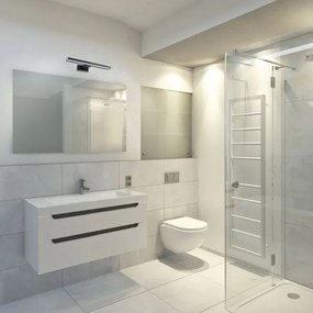 Aplica LED de perete pentru baie SHINE, 7W, 230V, 30 cm, IP44, negru