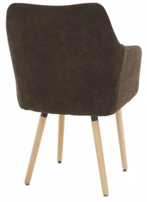 Zondo Scaun de sufragerie Danar (maro închis). 744857