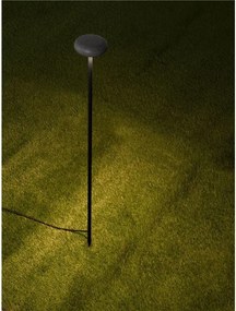 Corp iluminat exterior decorativ cu tarus CAMI H-110cm, ciment negru