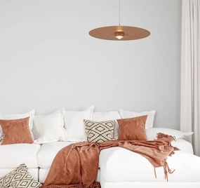 Lustra, Pendul LED 21W 3000K SANDY BRICK RED ZB-2588