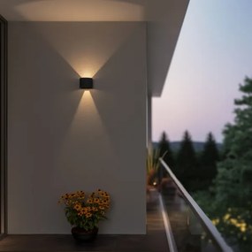Aplică LED de exterior Brilagi RONDO LED/6W/230V antracit IP54