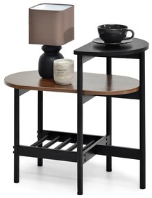 Măsuță de cafea Lorelail S (nuc + negru). 1111500