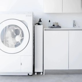 Etajeră de baie alb mat din oțel 48x80,5 cm Tower – YAMAZAKI