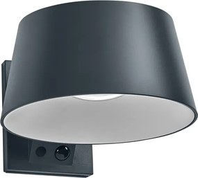 Osram - Aplică solară LED de perete ENDURA STYLE LED/10,1W/4,2V 2000 mAh IP54 antracit