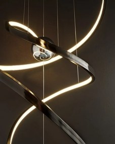 Lustra LED XL dimabila suspendata Ritz black chrome