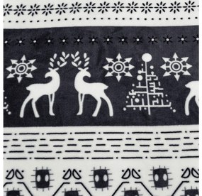 Lenjerie cocolino WINTER DEER gri Dimensiune lenjerie de pat: 70 x 90 cm | 140 x 200 cm