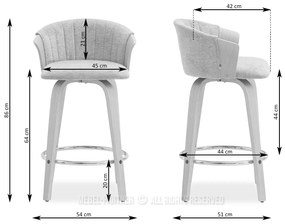 Scaun Helm (bej + stejar). 1110629