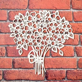 DUBLEZ | Autocolant decorativ din lemn - Buchet