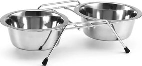 Bol din otel inoxidabil pentru caini DUO PETZ Ø 17 cm