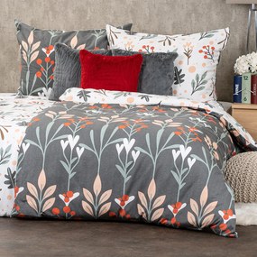 Lenjerie de pat din flanel 4Home Winter nature,220 x 200 cm, 2 buc. 70 x 90 cm, 220 x 200 cm, 2 buc. 70 x 90 cm