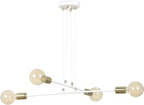 Emibig Vesio lampă suspendată 4x60 W alb 786/4