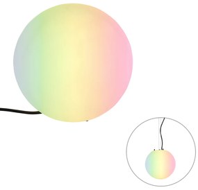Lampă inteligentă de exterior albă 25 cm IP65 cu LED - Nura
