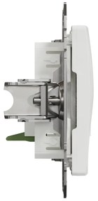 Priza telefon RJ11, IP20, Alb, Schneider Sedna Design
