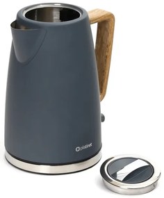 Fierbător de apă 1,7 l 2400W/230V oțel inoxidabil/gri