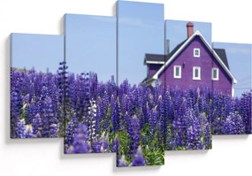 Tablou cu câmp de lavanda (150x105 cm)