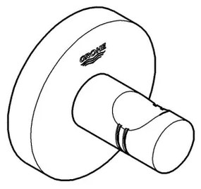 GROHE 41173000 - Cârlig START pentru halat de baie, crom lucios