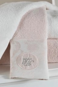 Set cadou de prosoape și prosop de corp GRANT, 3 buc Roz / Pink Set (prosop mic 30x50cm, prosop 50x100cm, prosop de corp 75x150cm)