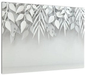 Tablou - Frunze de plasitic (70x50 cm)