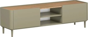 Comodă TV Elivo 170 cm pe picioare - eucalipt / stejar baltic dune