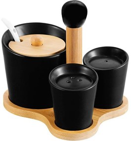 Set de condimente Florina Adria, negru