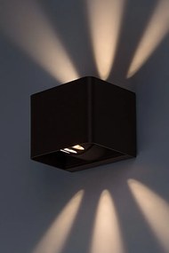 Aplica de exterior iluminat ambiental, Protectie IP54 Hallstatt maro