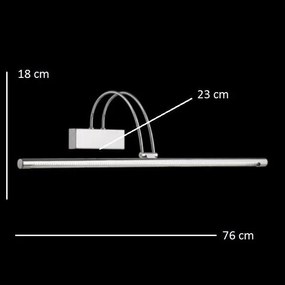Aplica de perete LED BOW AP114 CROMO 007021