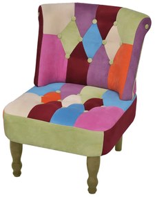 vidaXL Fotoliu franțuzesc, model mozaic, material textil