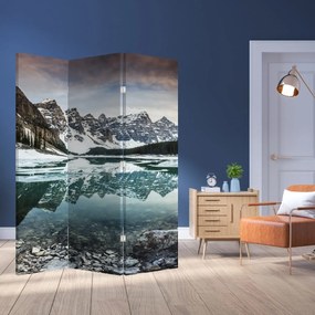 Paravan - Lacul iarna (126x170 cm)