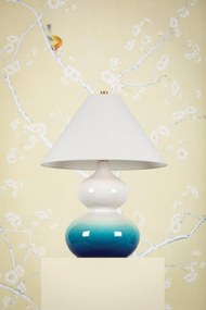 Veioza LUX, Ceramica Albastra, Tesatura In, AIMEE