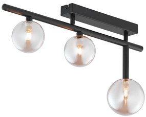 Jupiter 1904 - Lustră aplicată NEPTUN 3xG9/14W/230V neagră