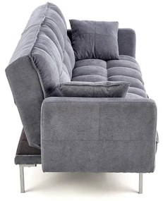 Canapea extensibila Roberto gri - H86 cm