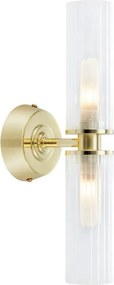 Markslöjd 109236 - Lampă de perete pentru baie RIMINI 2xG9/20W/230V IP44 alamă