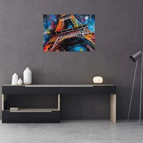 Tablou - Pictură a Turnului Eiffel II. (70x50 cm)