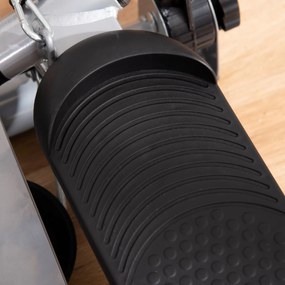 HOMCOM Stepper Fitness cu Maner, Bante Elastice, LCD, Oțel/ABS, Argintiu-Negru | Aosom Romania